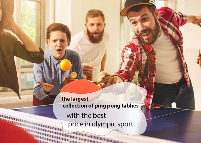 The largest collection of ping pong tables